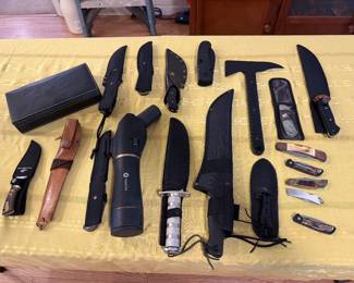 Variety of knives