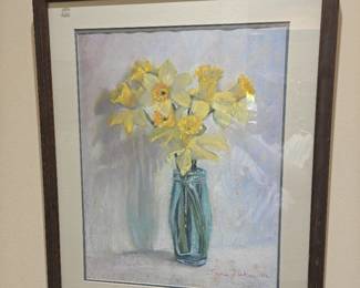 Award winning local pastel artist June Parker
