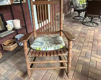 Outdoor patio rocking chair and furniture