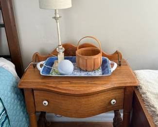 single drawer side end table