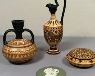 Wedgwood Jasperware & Handmade Greek Pottery Collection