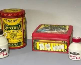 Vintage Syrup Container Collection: Log Cabin, Crayola & More