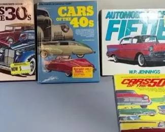 Automotive Book Collection with Studebaker Postcards