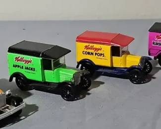Matchbox Kellogg’s Cereal Series Diecast Vehicles – Set of 4