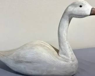 The Stanstead Decoy Collection Hand-Carved Pine Goose No. 102 – Signed 2002