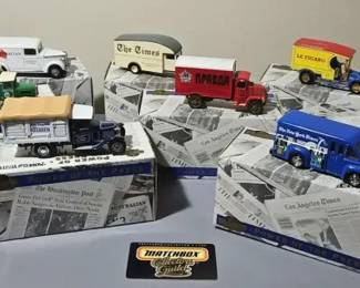 Matchbox Models of Yesteryear Power of the Press 8-Truck Set