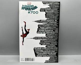 Marvel Comics The Amazing Spider-Man #700 (2013) - Marcos Martin 1:50 Variant - Death of Peter Parker - 1st Appearance of Superior Spider-Man