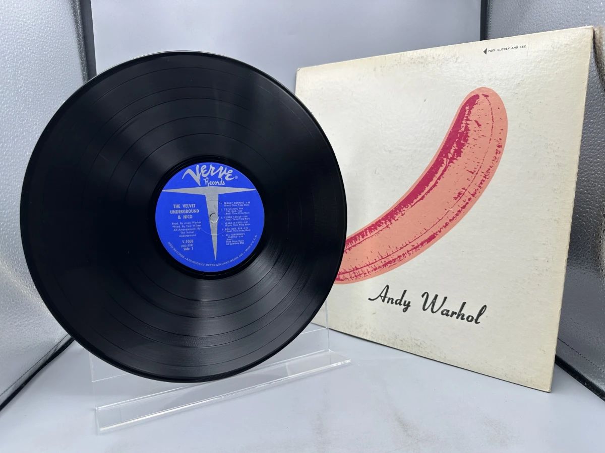 Verve Records The Velvet Underground & Nico Vinyl Album LP (1967) V-5008 - Mono Pressing - Uncensored Torso Gatefold - Warhol Banana Cover - Banana Sticker Peeled