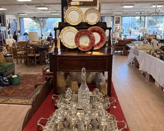 Sterling silver and fine china 