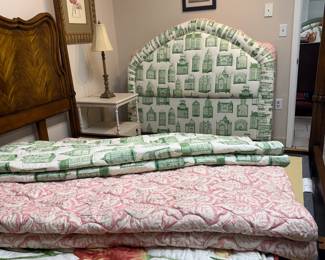 Queen Headboards w/Matching Bedspreads