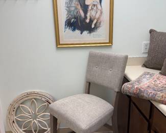 Signed & Numbered Art,     26” Counter Stool