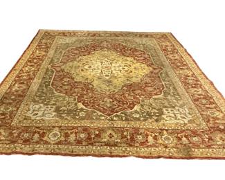 Gold Traditional Rug – Warm Ornate Medallion Design