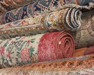 Rolled Handmade Rugs – Rich Colors & Decorative Patterns