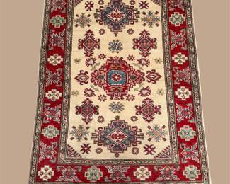 Ivory Floral Rug – Colorful Traditional Border