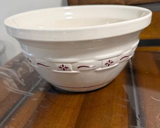 Longaberger Woven Traditions pottery mixing bowl