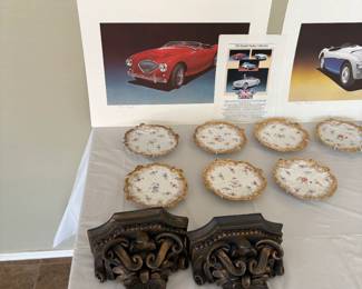 Automotive Art and Decorative Plates