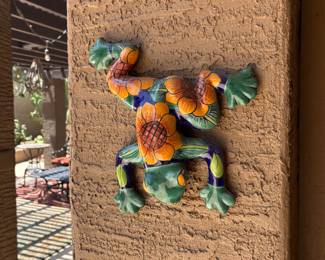 Colorful Frog Wall Decor
