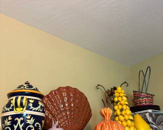 Decorative Pottery and Seasonal Accents