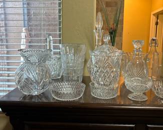 Glass Decanters and Pitchers