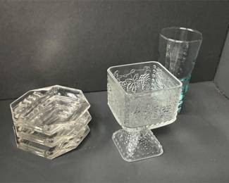 Lot # : 521 - Vintage Clear Glassware