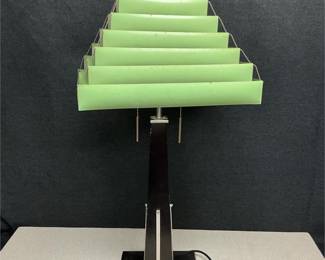 Lot # : 828 - Art Deco Lamp with Metal Shade