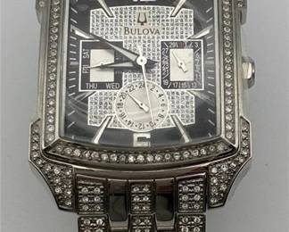 Bulova crystal collection watch