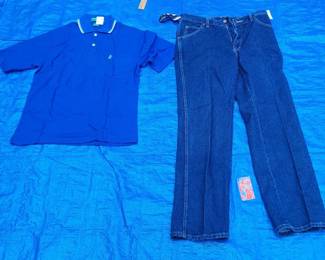 Vintage Munsingwear Shirt and Calvin Klein Jeans with Tags