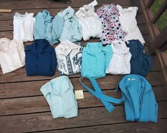 Lot Of Vintage Womens Tops And Blouses