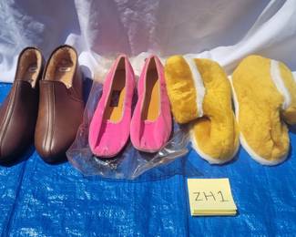 a3 Pairs of Womens Slippers Including Vintage Keds