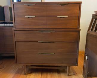 Kent Coffey The Tableau Mid Century Modern Tall Dresser