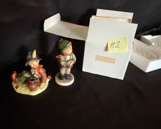 Two Boy Hummel Figurines