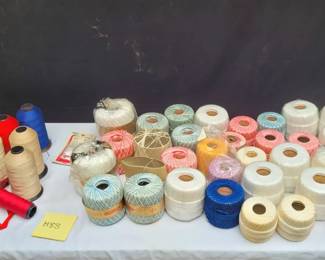 Lot of Large Spools of Thread