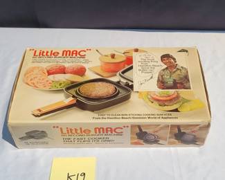 Vintage Little Mac Burger Machine