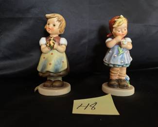 Lot Of Two Girl Hummel Figurines