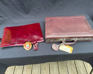 Two Vintage Briefcases