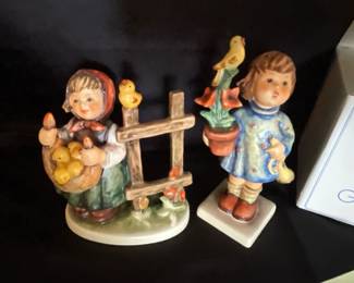 Two Girls Hummel Figurines