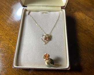 Heart And Flower Jewelry