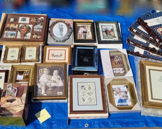 Lot of Unused Picture Frames and Photo Albums