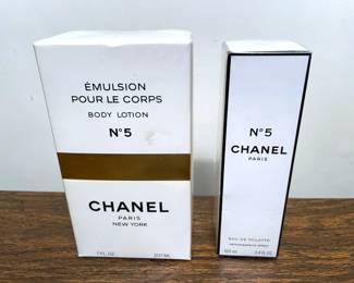 002 Two Boxes Of New Sealed CHANEL No 5 Products