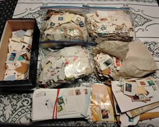 Large Collection Of Stamps