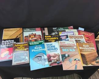 Lot Of Wood Working And DIY Books