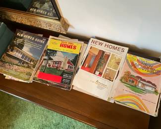 Lot Of Vintage Mid Century House Plans Catalogs