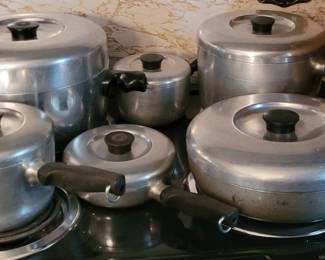 Set of Vintage WearEver Pots