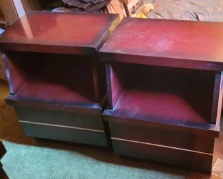 Pair of Mid Century Cherry Night Stands