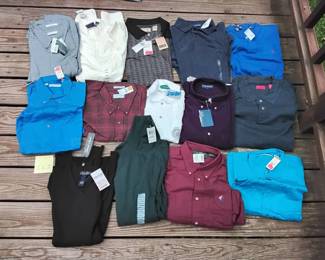Lot Of Mens Shirts With Original Tags