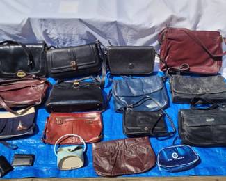 Lot of Vintage Purses and Wallets