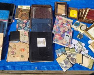 Large Lot of Photo Albums and Picture Frames