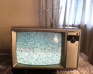Working vintage TV