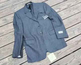 Mens Wool Blazer With Original Tags
