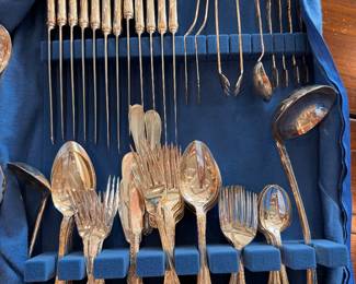 Nickle Silver Flatware Set. Photo 1 of 3. 